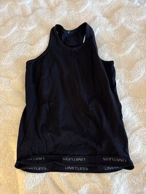 Athleta Black Racerback Tank Top